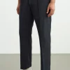 Max Trousers, Linen Black