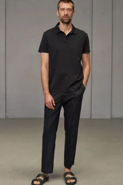 Max Trousers, Linen Black