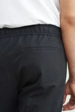 Max Trousers, Linen Black