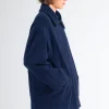 Maxi Sleeve Coat, Azure Blue