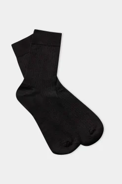Merino Socks, Black