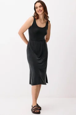 Midi Skirt, Graphite