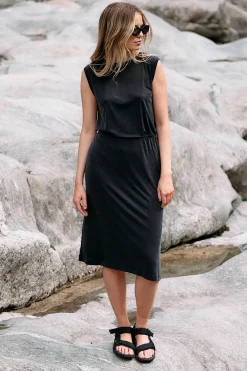 Midi Skirt, Graphite