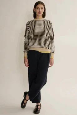Nimue Sweater, Linen-Navy