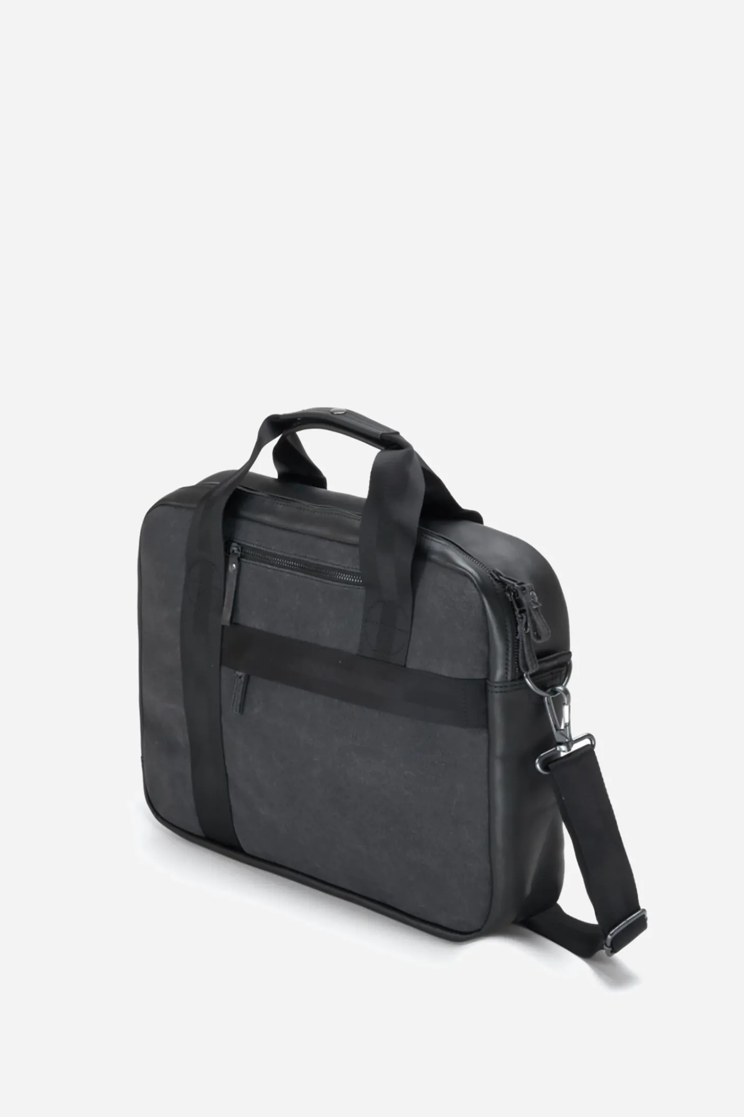 Office Bag, Graphite Leather