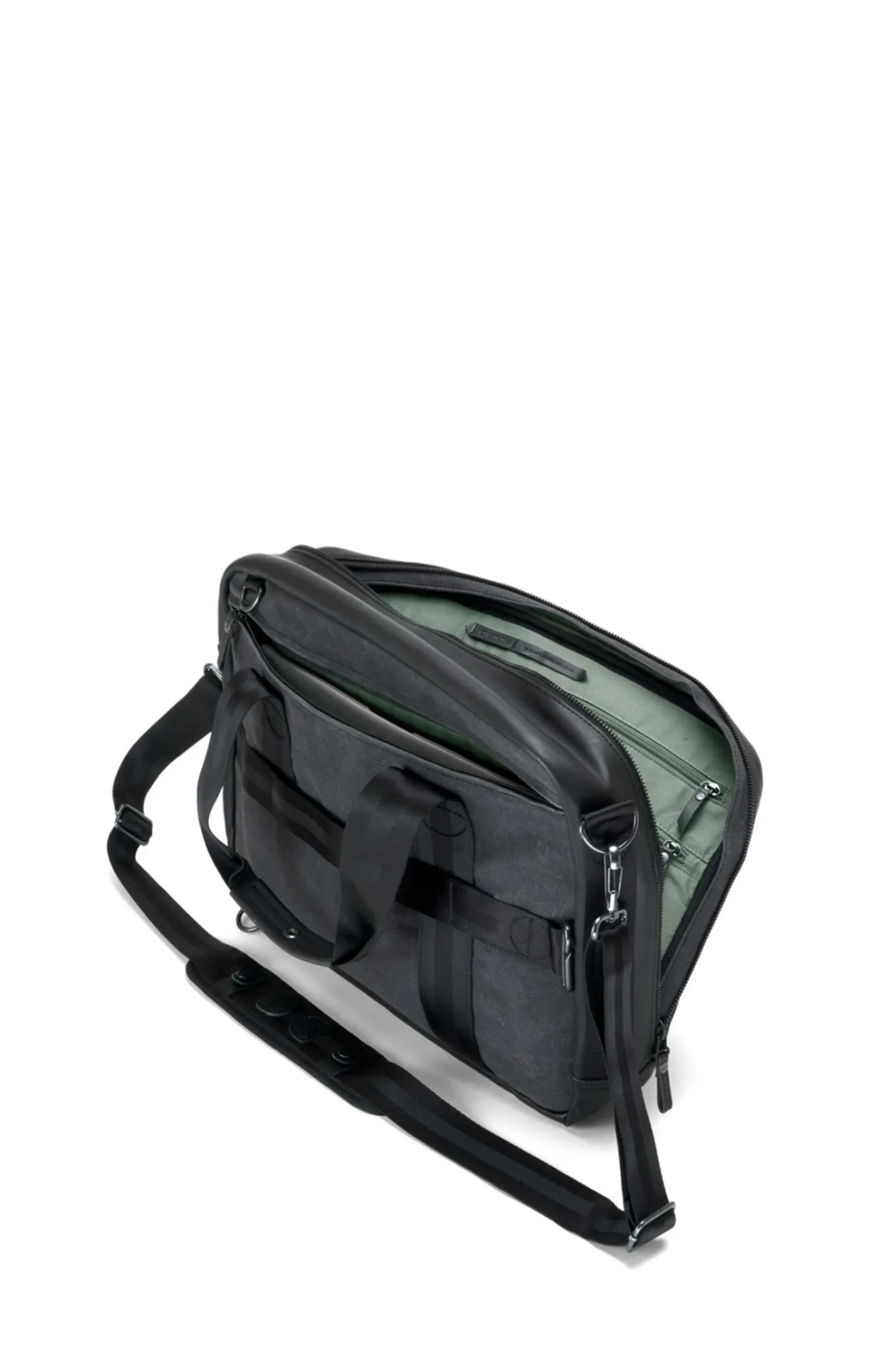 Office Bag, Graphite Leather