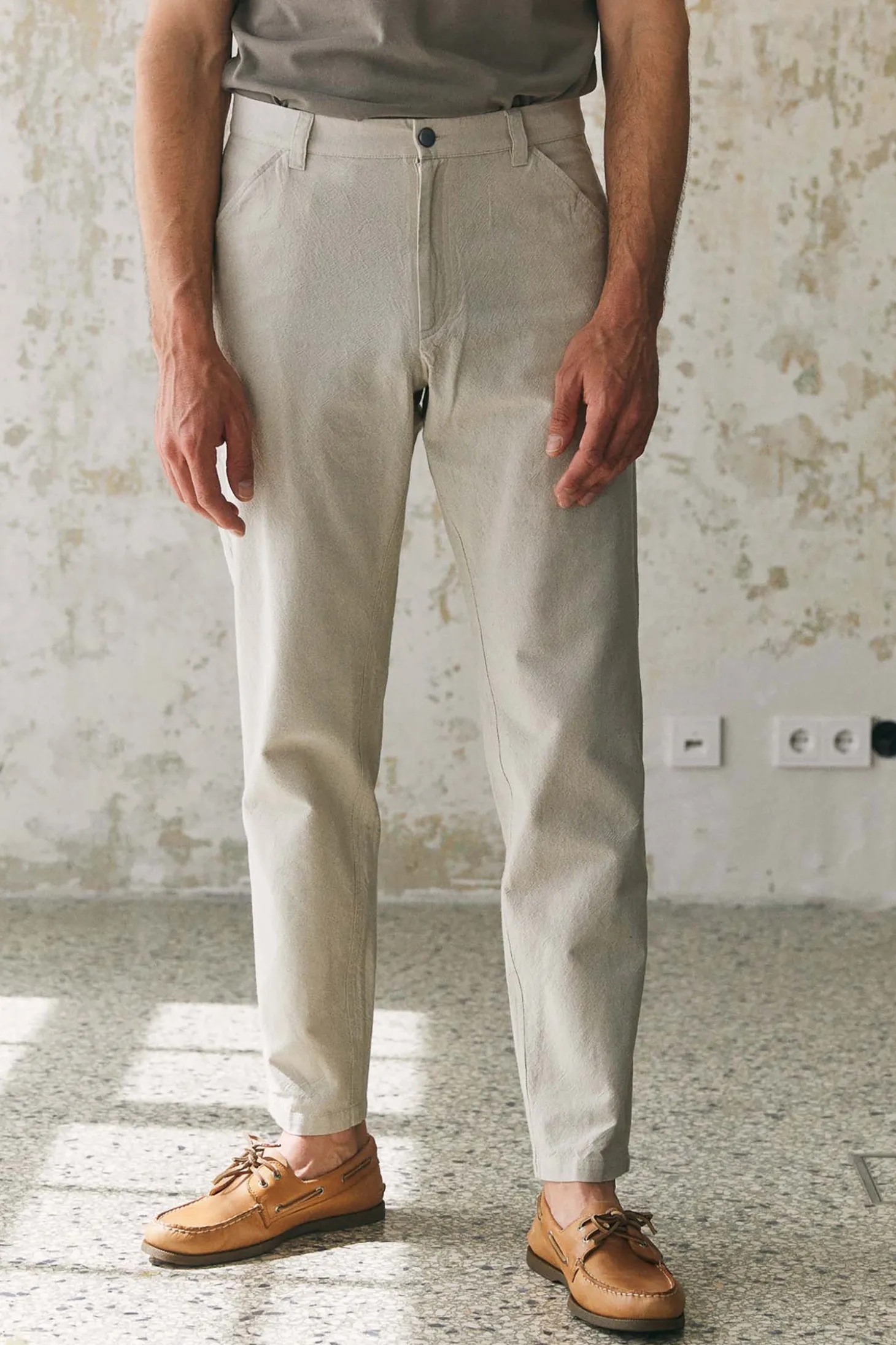 Olf Pants Slim, Eco Sand