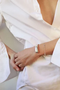 Open Cuff, Silver