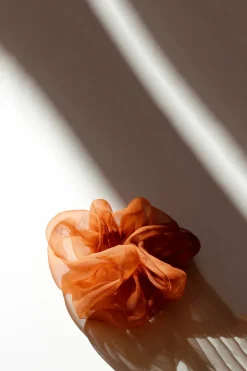 Organza Scrunchie, Copper
