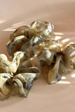 Organza Scrunchie, Olive Bundle
