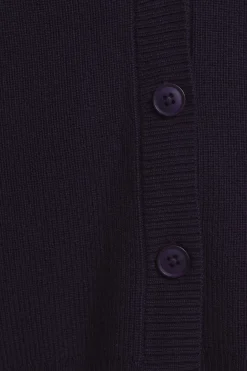 Oversized Cardi 100, Plum