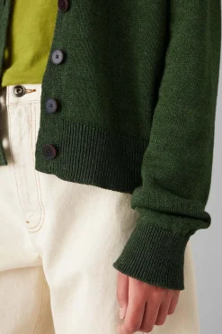 Patch Pocket Cardigan, Artichoke