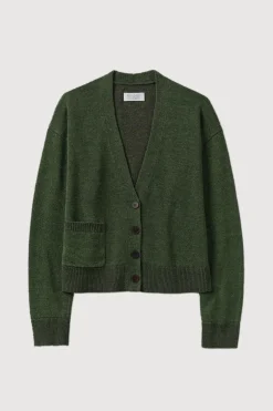 Patch Pocket Cardigan, Artichoke
