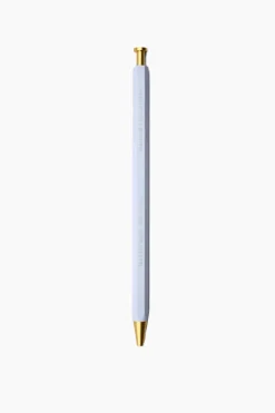 Pen Ballpoint Brass, White