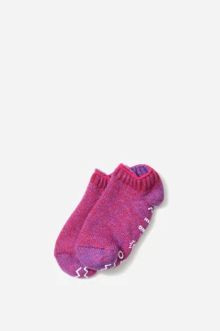 Pile Sockslipper, Pink/Purple