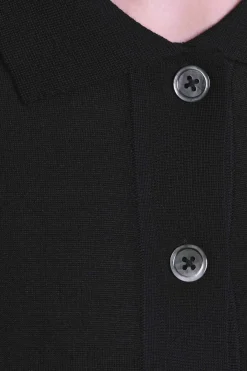 Polo Cardigan Light 110, Black