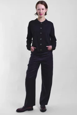 Polo Cardigan Light 110, Black