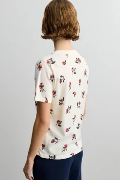 Printed Tee, Flower