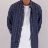 Relaxed Fit Shirt, Navy Stripe