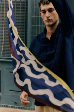 Ribbon Bandana, Midnight Blue