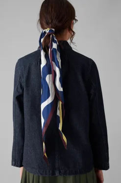 Ribbon Bandana, Midnight Blue