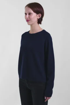 Roundneck Pullover 117, Navy