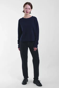 Roundneck Pullover 117, Navy