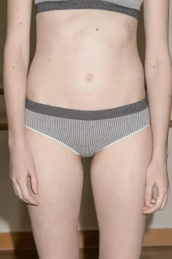 Seamless Bell Pants, Fine Striped