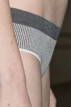 Seamless Bell Pants, Fine Striped