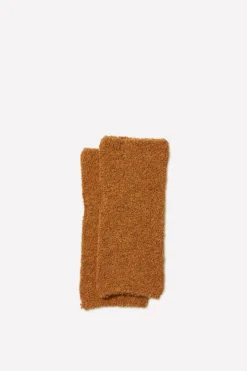 Seamless Hand Warmer, Wool Fleece, Dark Yellow