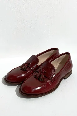 Shelly Moccasin, Red Brown