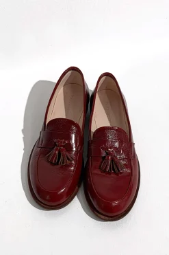 Shelly Moccasin, Red Brown