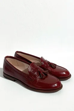 Shelly Moccasin, Red Brown