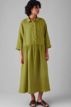 Shirt Dress, Olivine