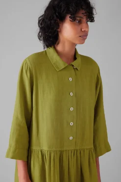 Shirt Dress, Olivine