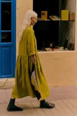 Shirt Dress, Olivine