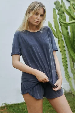 Short Sleeve Tee, Midnight Blue