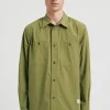 Silas Tech Shirt 2.0, Moss Green