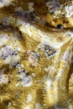 Silk Scarf L, Olive Green