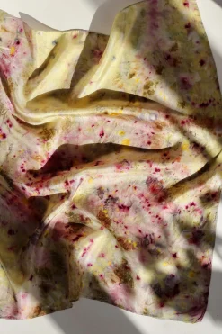 Silk Scarf M, Chartreuse