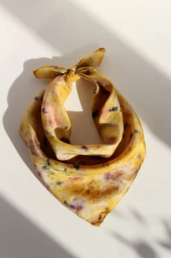 Silk Scarf S, Yellow