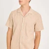 Silveira S/S Shirt, Clay Stripes