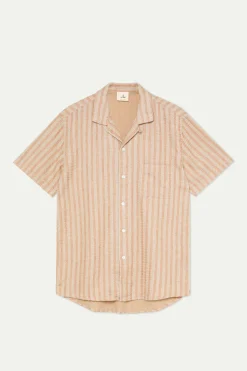 Silveira S/S Shirt, Clay Stripes