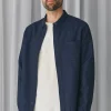 Simon Shirt, Navy Linen