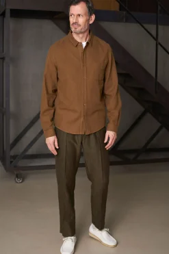 Simon Shirt, Tobacco Flannel