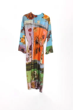 Simple Dress, Print Orange G