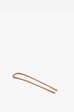 Small Brass Hair Pin, Gold