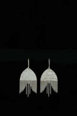 Snowdrop Ear 2008, Silver Chain/Silver