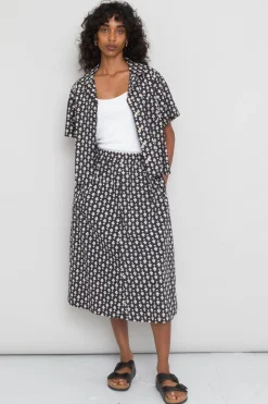 Soft Collar Shirt SS, Black Spade