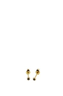 Solitaire 18k G Ear, Black Diamond
